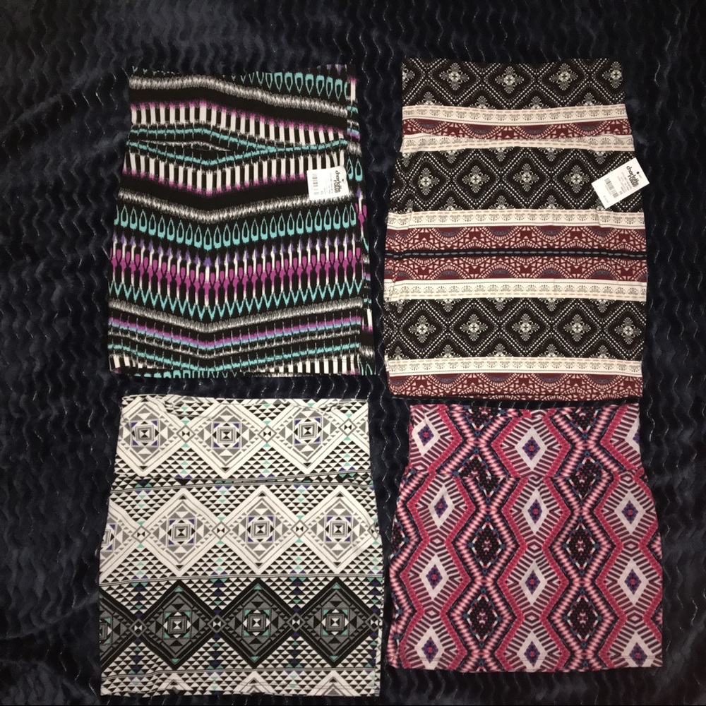 NEW Bodycon Skirts, Aztec, multicolor  XS/S